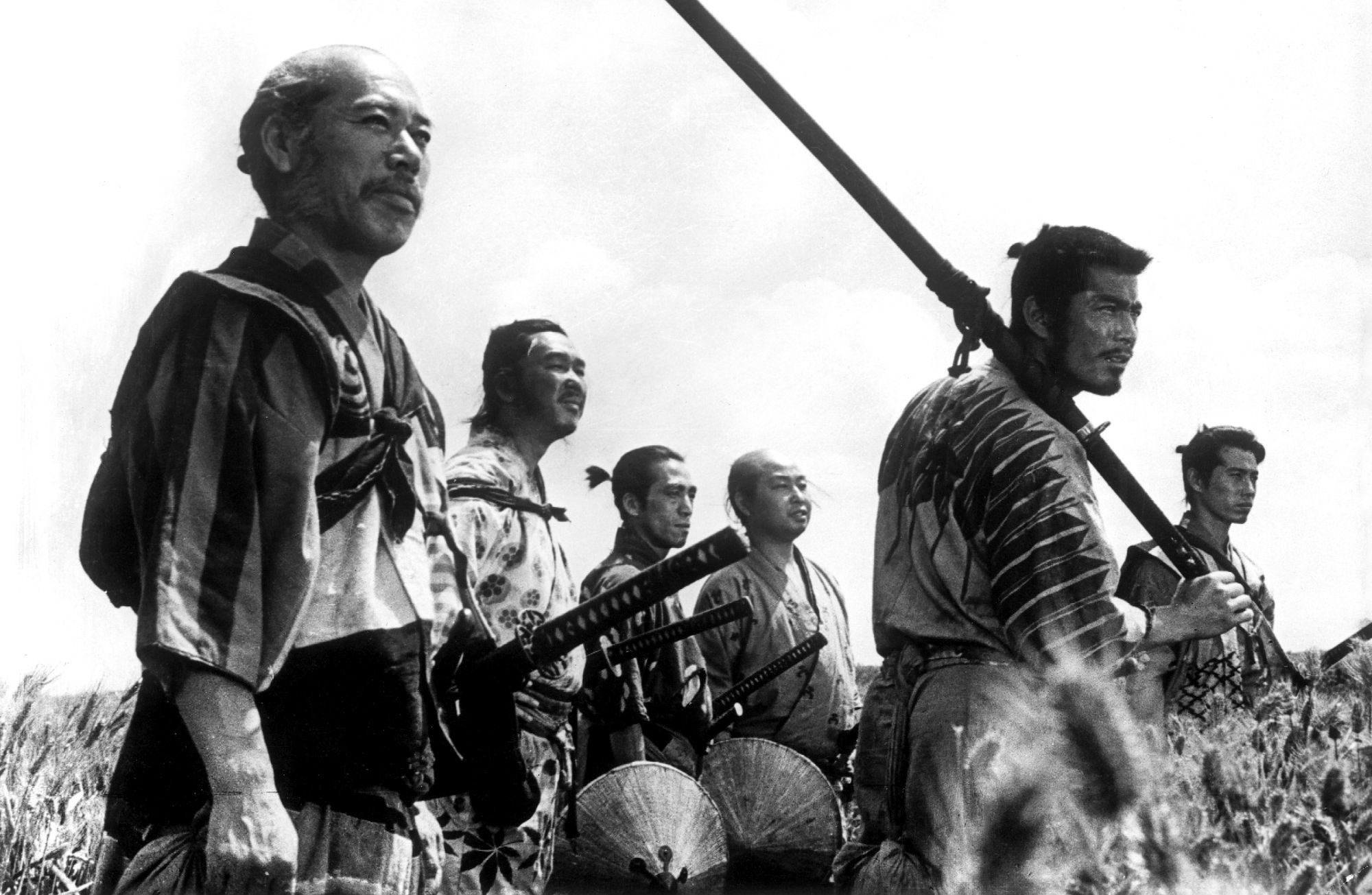 Filmszene aus Die sieben Samurai