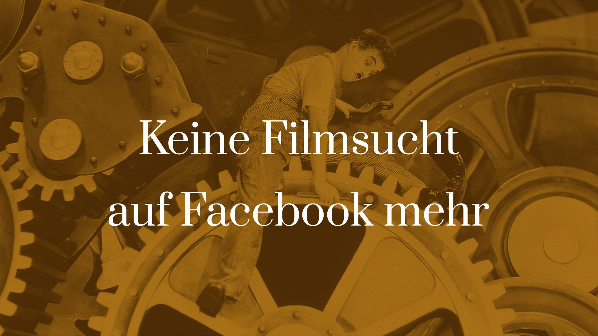 Titelbild zu Keine Filmsucht auf Facebook mehr
