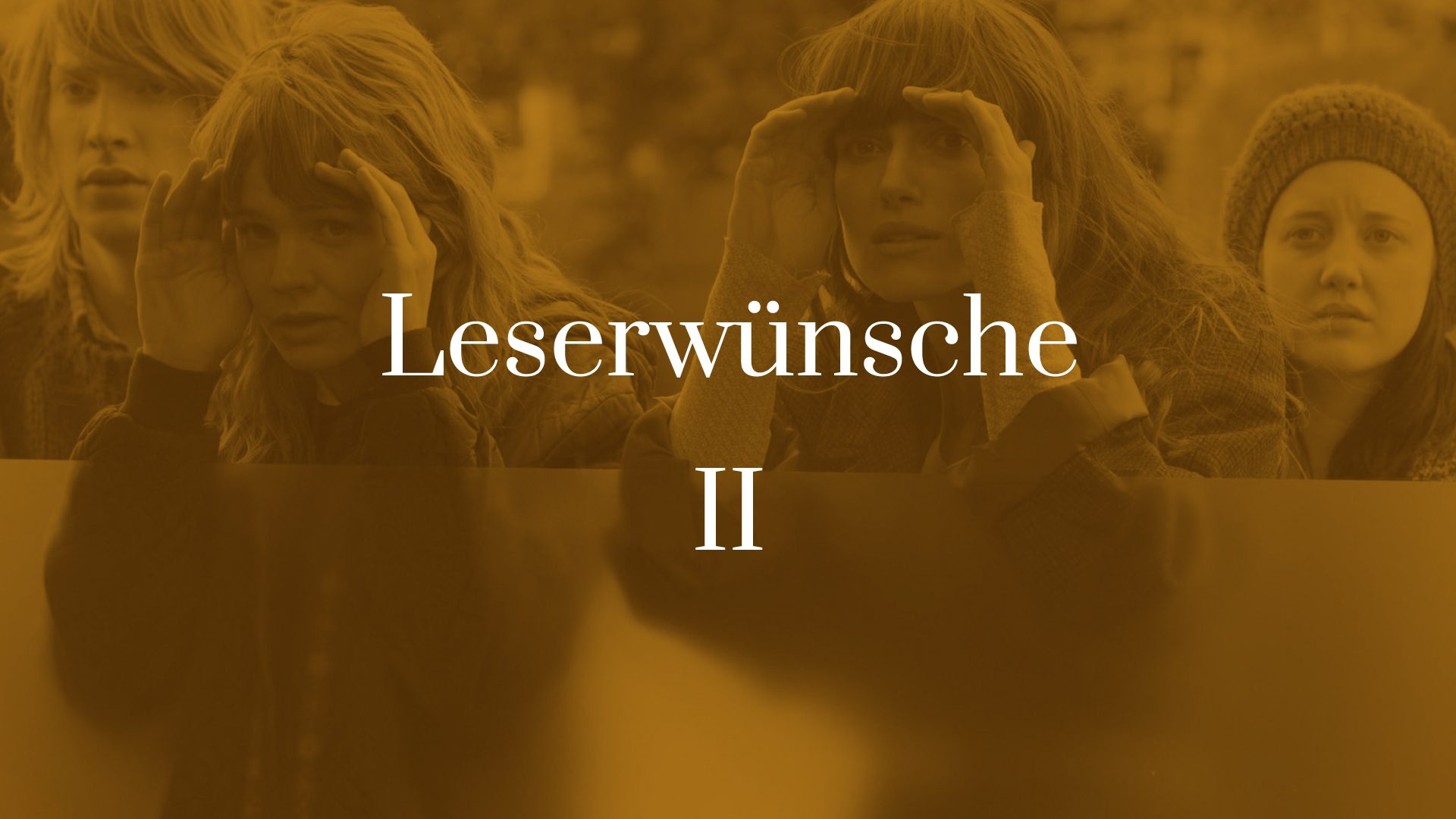 Titelbild zu Leserwünsche II